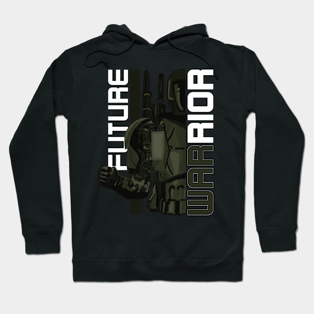 Future Warrior Gamer Hoodie by CrissWild